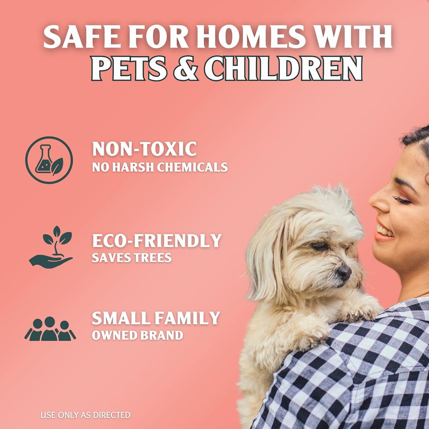 Pet Stain and Odor Remover - Bacteria & Enzyme Cleaner Pet Smell Eliminator for Dog or Cat Urine - Multi Purpose Enzymatic Cleaning Solution (4 Packs)