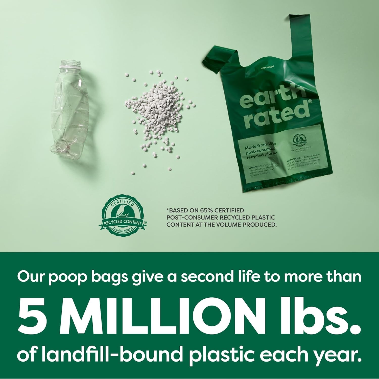 Dog Poop Bags with Easy-To-Tie Handles, Extra Wide Opening, Dispensing Boxes, Guaranteed Leakproof, Lavender, 600 Handle Bags